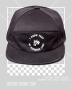 "I Know That My Redeemer Lives" Skulls Action Sport Hat | Leather Adjustable Strap Back