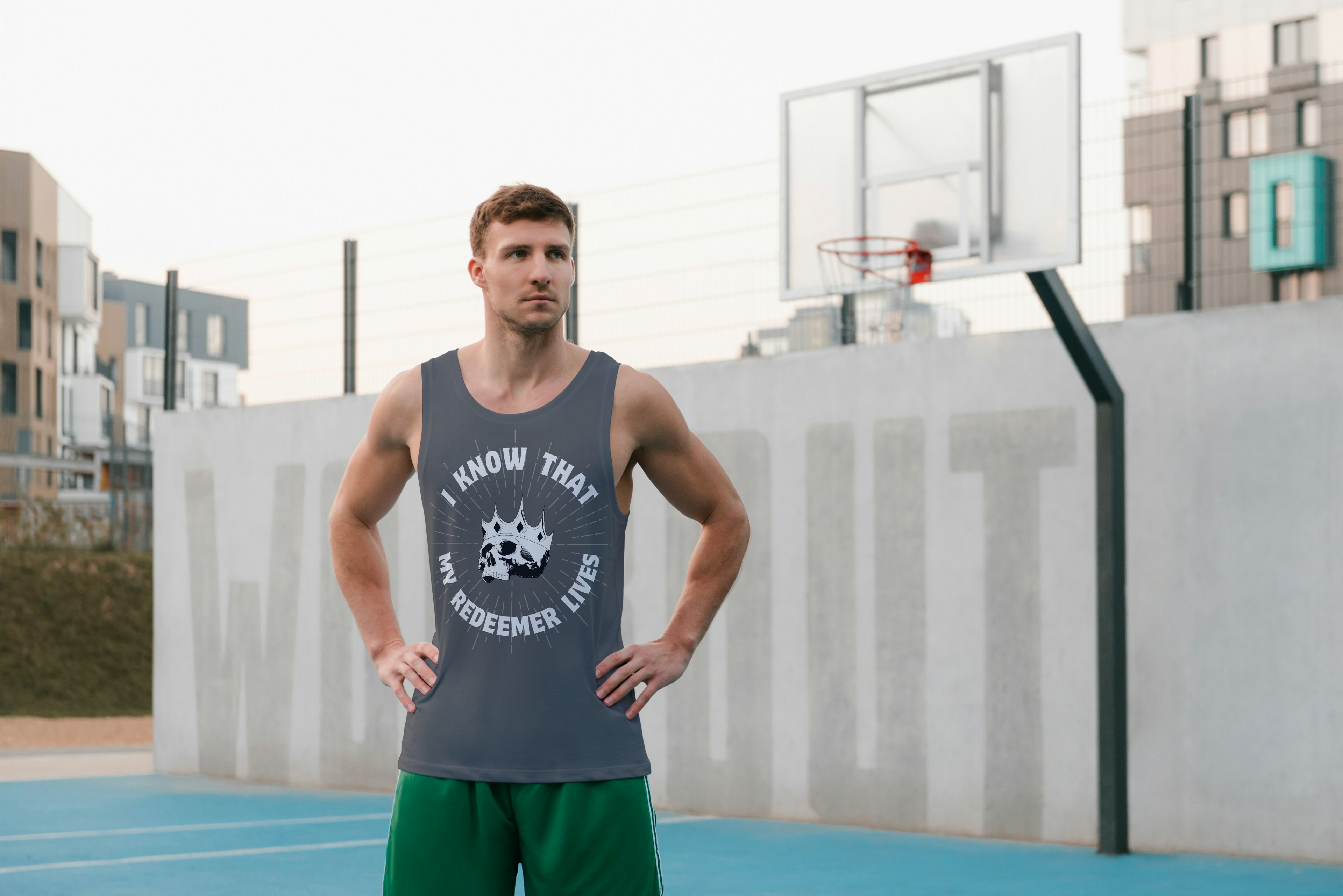 I Know That My Redeemer Lives Workout Tank Top
